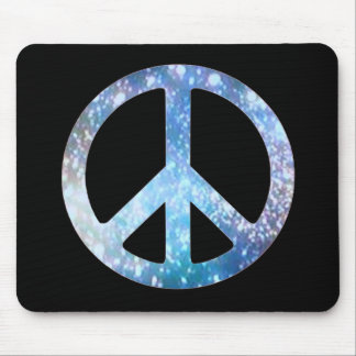 Sternenklares Friedenszeichen Mousepad