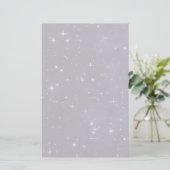 Sternenklares Himmels-Gitter Briefpapier (Stehend Vorderseite)