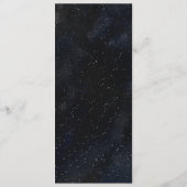 Sternenklares Moonlit Menükarte (Rückseite)