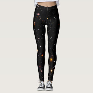 Sternenklares Universum Weltraum Astronomie Foto Leggings