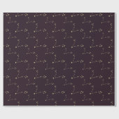 Sternenkonstellation der Astrologie Fisces kosmisc Geschenkpapier (Flach)