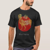 Sternenkonstellation des chinesischen Zodiac-Horos T-Shirt (Vorderseite)
