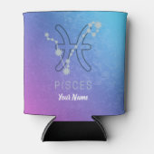Sternenkonstellation Pisces Zodiac Sign Horoskop Dosenkühler (Vorderseite)