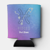 Sternenkonstellation Pisces Zodiac Sign Horoskop Dosenkühler (Rückseite)