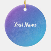 Sternenkonstellation Pisces Zodiac Sign Horoskop Keramik Ornament (Hinten)