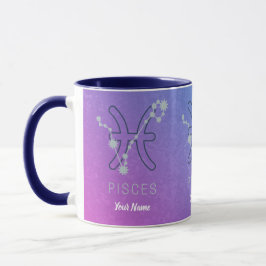 Sternenkonstellation Pisces Zodiac Sign Horoskop Tasse