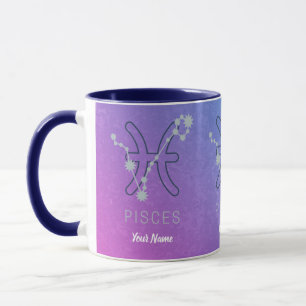 Sternenkonstellation Pisces Zodiac Sign Horoskop Tasse