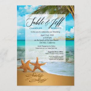 Sternenkoppel Faux-Vellum-Overlay-Hochzeit Einladung