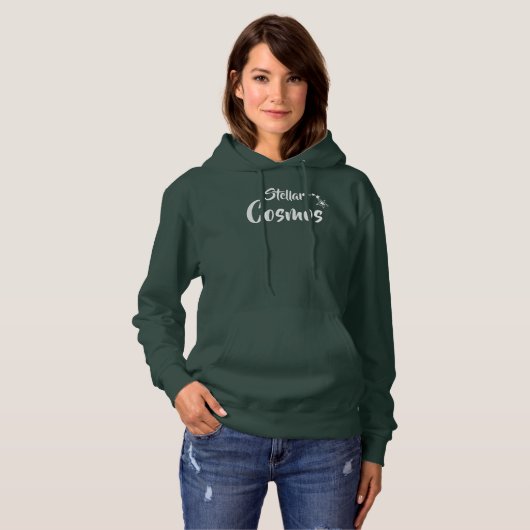 Sternenkosmos-T-Shirt Hoodie (Vorne ganz)