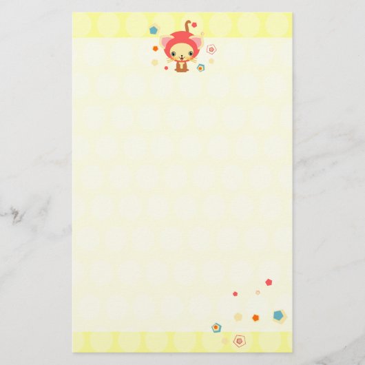 Sternenkuchen Briefpapier (Vorderseite)
