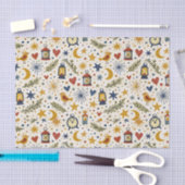 Sternenlaternen-Volksmuster Seidenpapier (Handwerk)