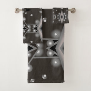 Sternenleistung Moderne abstrakte Kunstdesign Badhandtuch Set