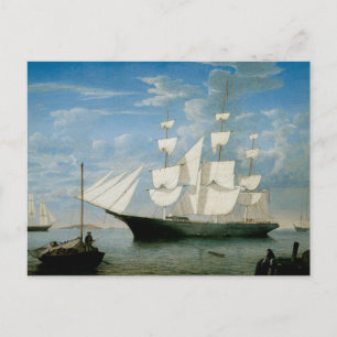 Sternenlicht im Bostoner Hafen Postkarte