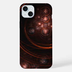 Sternenlicht in Rot umkreist abstrakte kosmische K iPhone 15 Plus Hülle