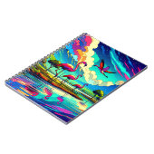 Sternenlicht See Flamingo Notizbuch Notizblock (Linke Seite)