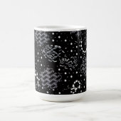 Sternenlicht-Siebdruck-Kolbendesign Kaffeetasse (Mittel)