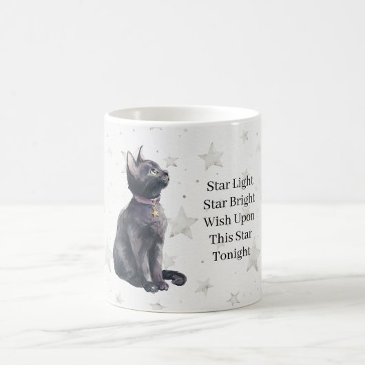 Sternenlicht Sternenhell Wunsch Kaffeetasse (Mittel)