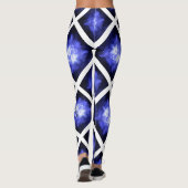 Sternenlicht Sternenhellblaue Leggings (Rückseite)