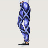 Sternenlicht Sternenhellblaue Leggings (Links)