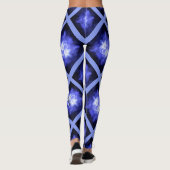 Sternenlicht Sternenhellblaue Leggings (Rückseite)