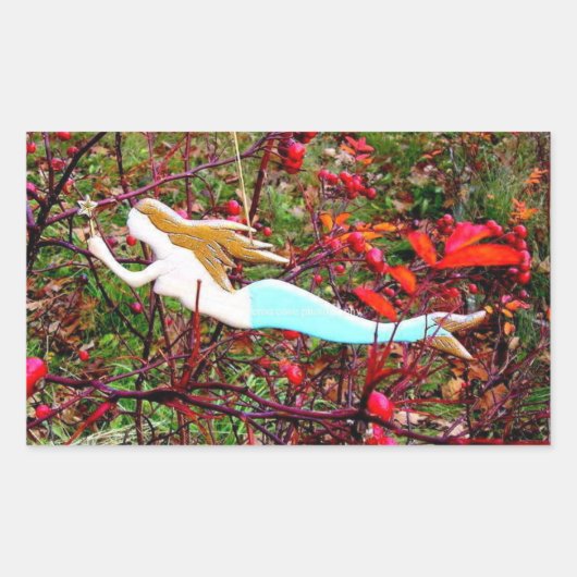 Sternenmädchen Rechteckiger Aufkleber (Vorderseite)