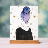 Sternenmädchen-Schild Acrylschild (Neutral)