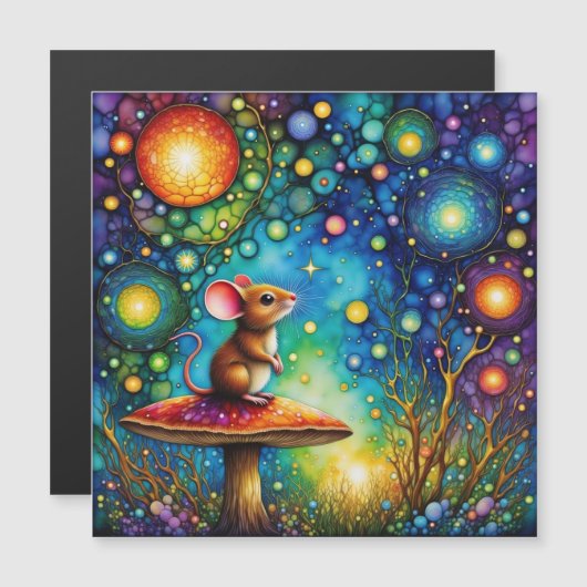 Sternenmaus Magnetkarte (Vorne/Hinten)