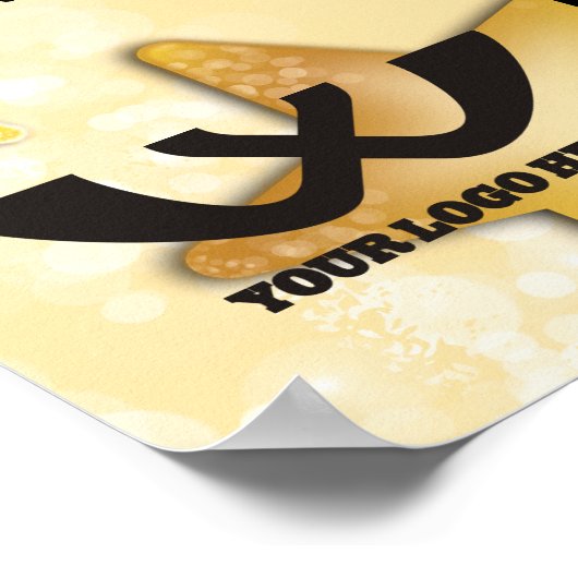 Sternenmitarbeiter des Monats Foto-Display Poster (Ecke)