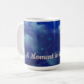 Sternenmoment-Tasse | Himmlischer Morgen  Kaffeetasse (Vorderseite Links)