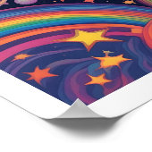 Sternenmonde und Regenbows Poster (Ecke)