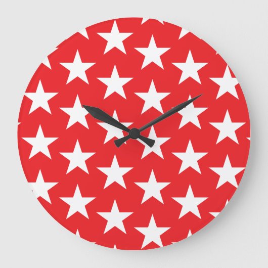 Sternenmuster 12 große wanduhr (Vorderseite)