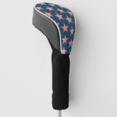 Sternenmuster 3 golf headcover (angewinkelt)