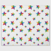Sternenmuster Geschenkpapier (Flach)