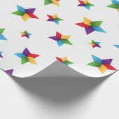 Sternenmuster Geschenkpapier (Ecke)