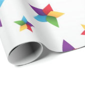 Sternenmuster Geschenkpapier (Rolleneckpunkt)