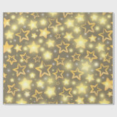 Sternenmuster Geschenkpapier (Flach)