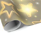 Sternenmuster Geschenkpapier (Rolleneckpunkt)