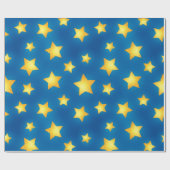 Sternenmuster Geschenkpapier (Flach)