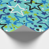 Sternenmuster Geschenkpapier (Ecke)
