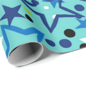 Sternenmuster Geschenkpapier (Rolleneckpunkt)
