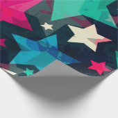 Sternenmuster Geschenkpapier (Ecke)