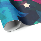 Sternenmuster Geschenkpapier (Rolleneckpunkt)