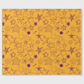 Sternenmuster Geschenkpapier (Flach)
