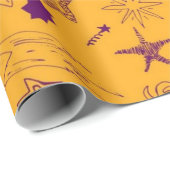 Sternenmuster Geschenkpapier (Rolleneckpunkt)