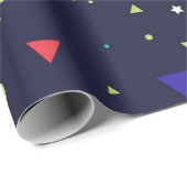 Sternenmuster Geschenkpapier (Rolleneckpunkt)