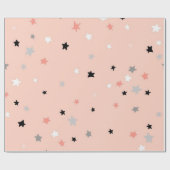 Sternenmuster Geschenkpapier (Flach)