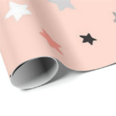Sternenmuster Geschenkpapier (Rolleneckpunkt)