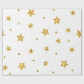 Sternenmuster Geschenkpapier (Flach)