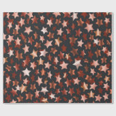 Sternenmuster Geschenkpapier (Flach)