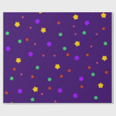 Sternenmuster Geschenkpapier (Flach)